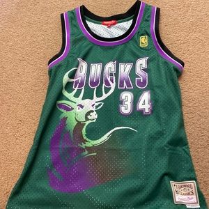 Mitchell and Ness women’s bucks jersey